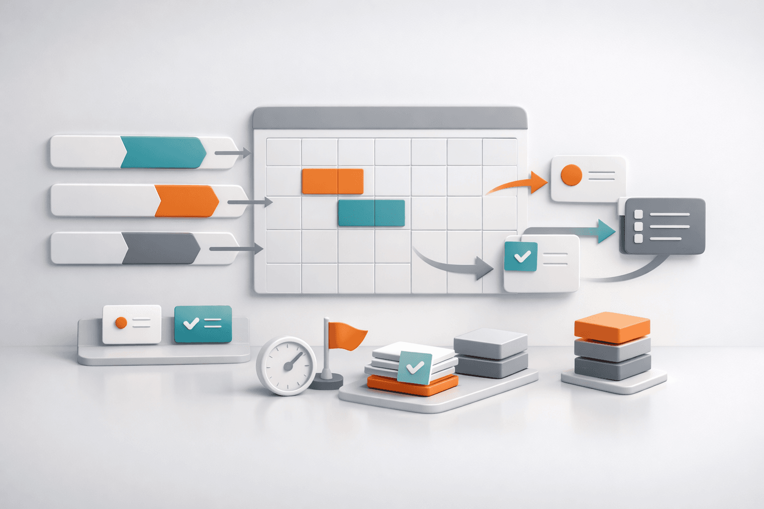 Visualisierung fuer strukturierte Projektplanung