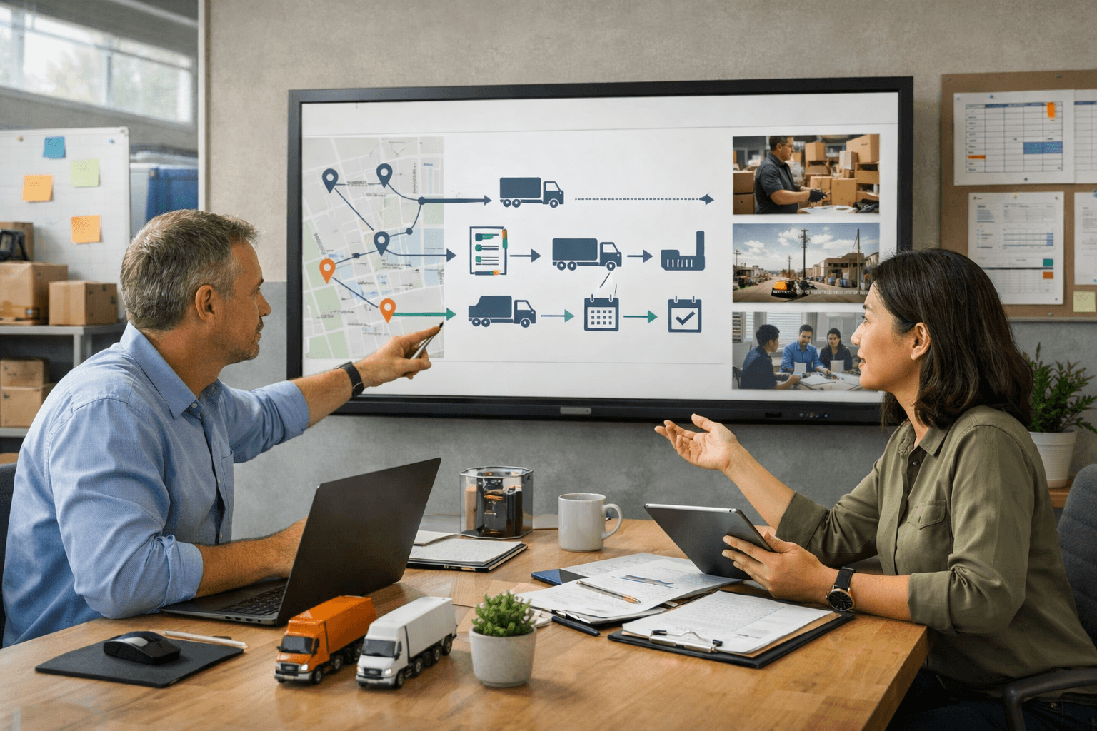 Zulieferer arbeiten abgestimmt an Lieferaufgaben